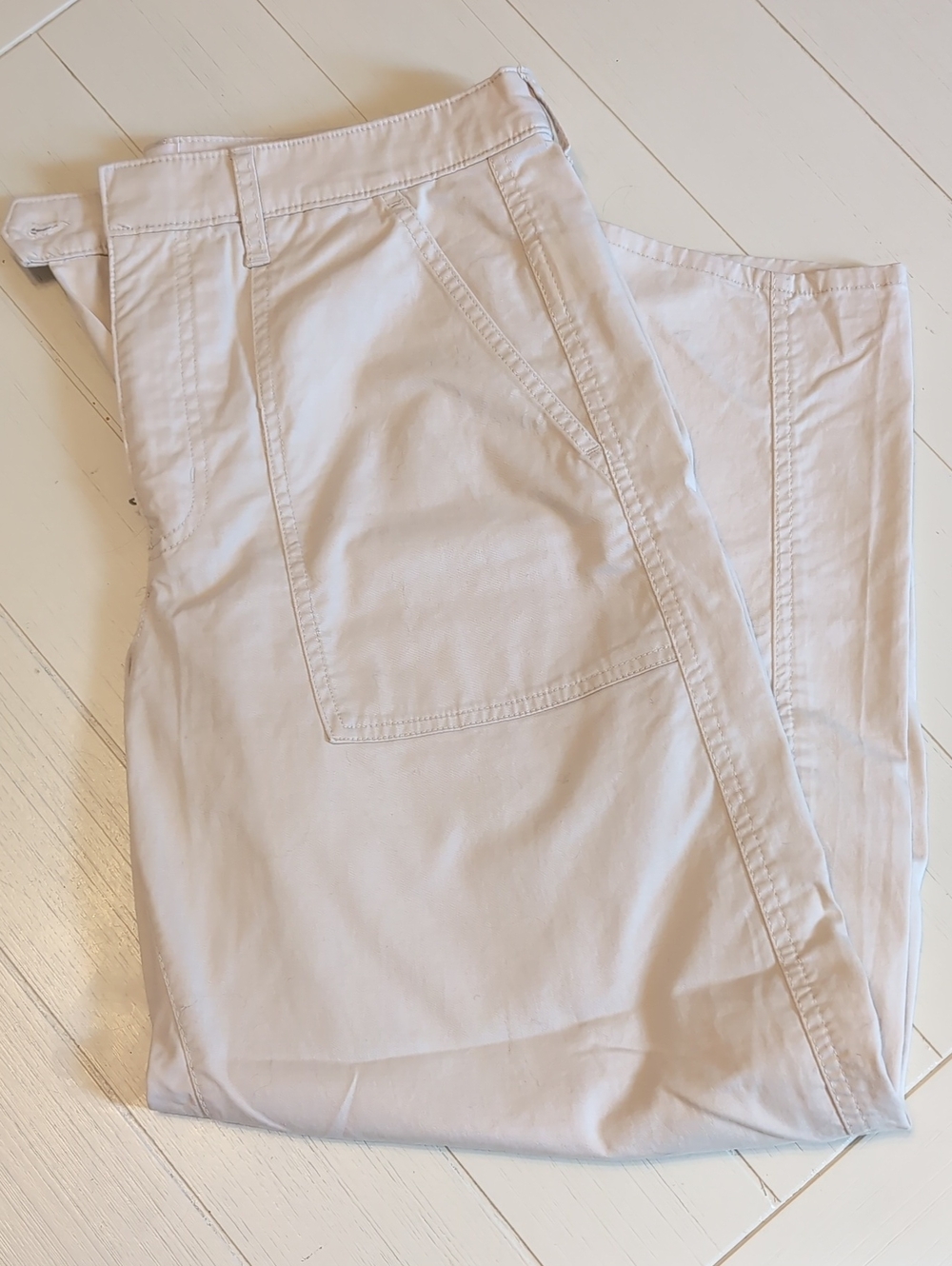 GAP | High Rise Barrel Khakis - Picture 2 of 4
